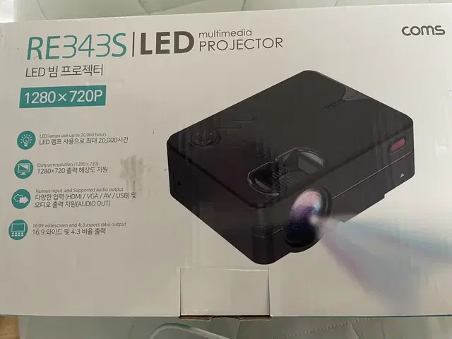 re343s led 빔프로젝터