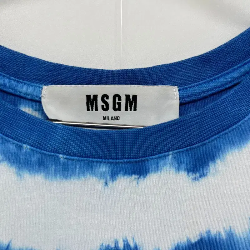 미디움 msgm 여자 트임 반팔 티셔츠 오버핏