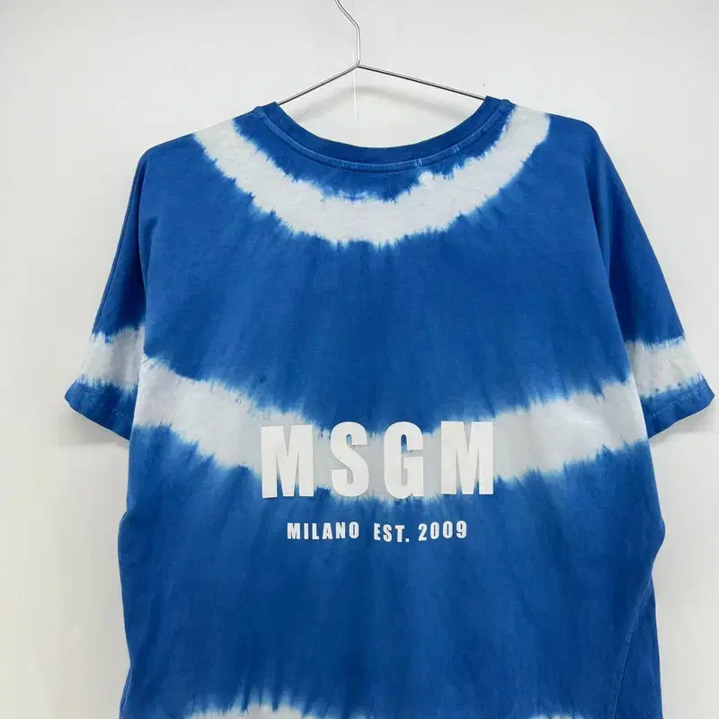 미디움 msgm 여자 트임 반팔 티셔츠 오버핏