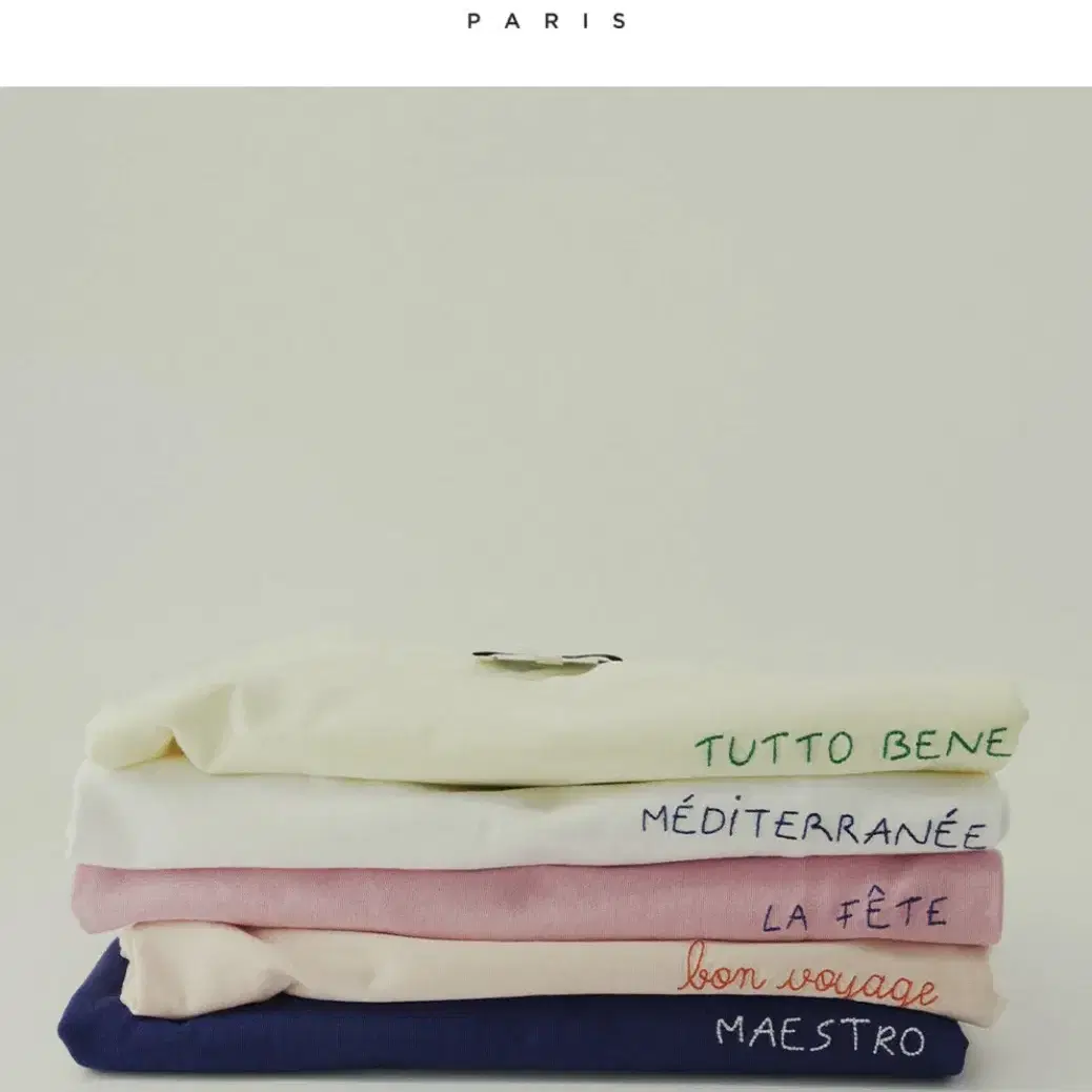 maison labiche 자수티셔츠 메종라비세 화이트티 베티스미스