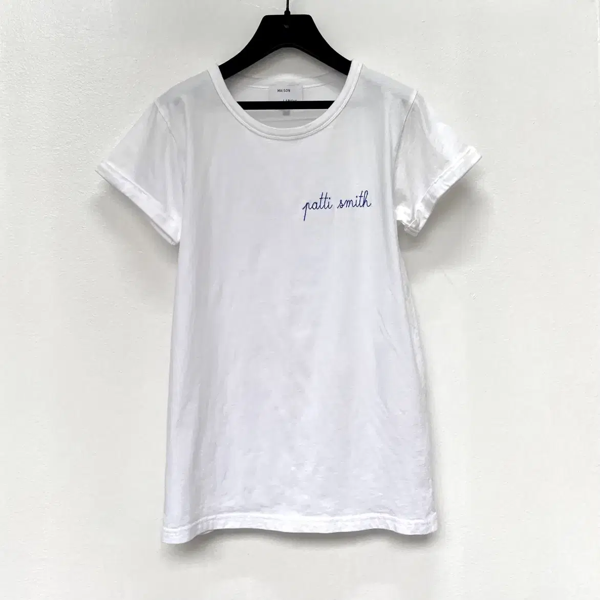 maison labiche 자수티셔츠 메종라비세 화이트티 베티스미스