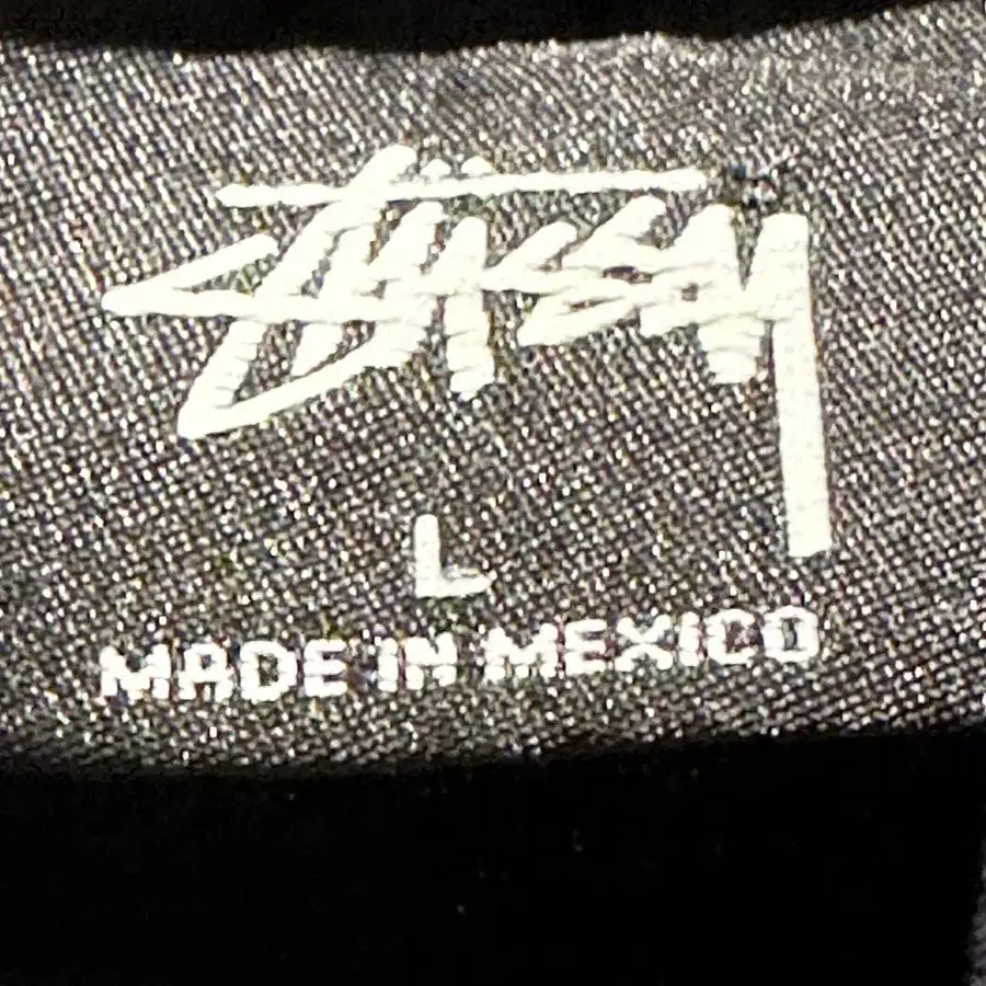 스투시 stussy 류정란 실착 월드투어 반팔 블랙 L