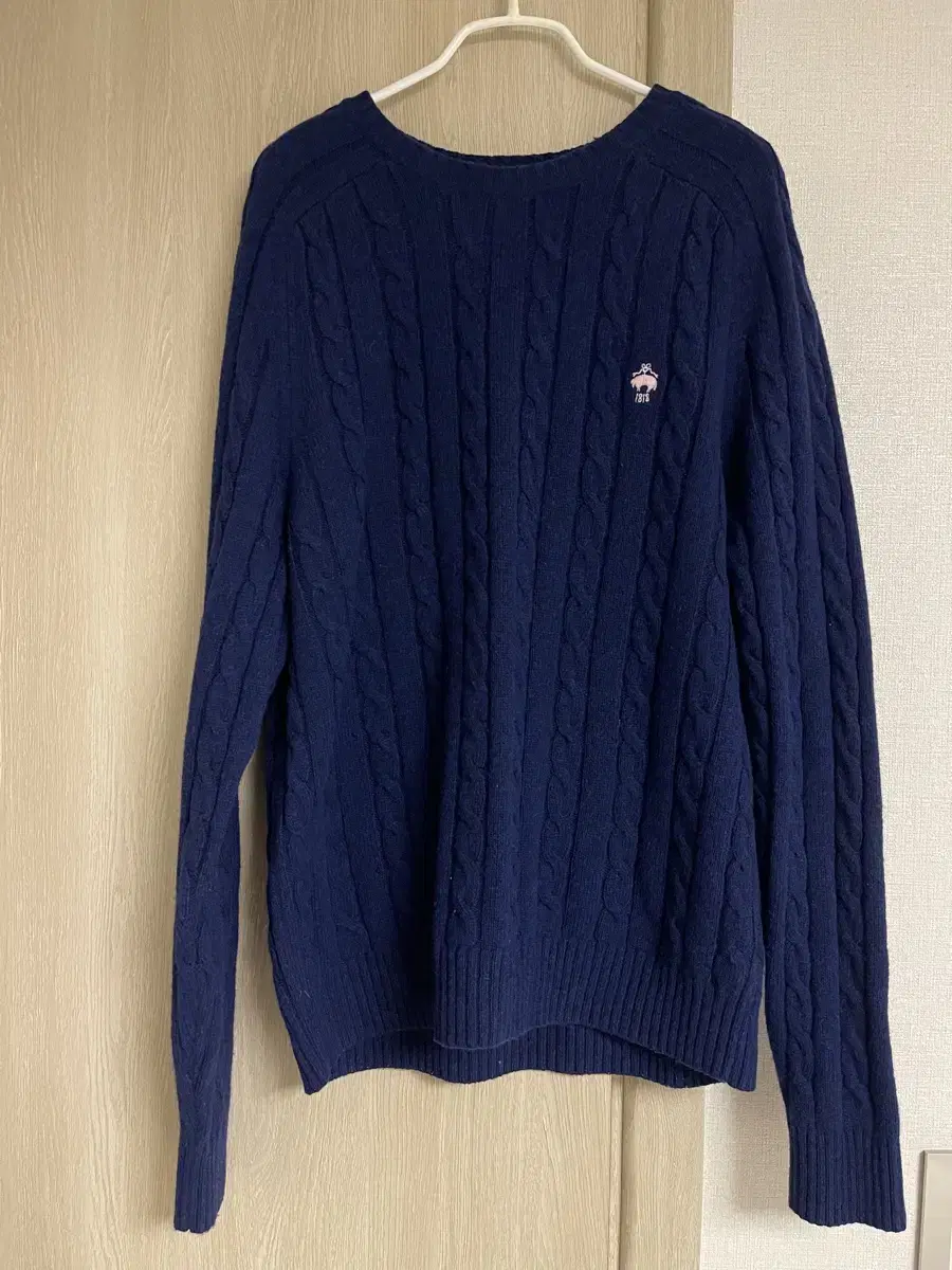 Brooks Brothers Navy Cable Knit M