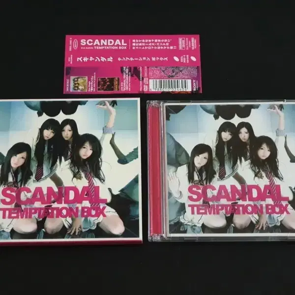 SCANDAL 스캔달 2집앨범 TEMPTATION BOX 한정반 스캔들