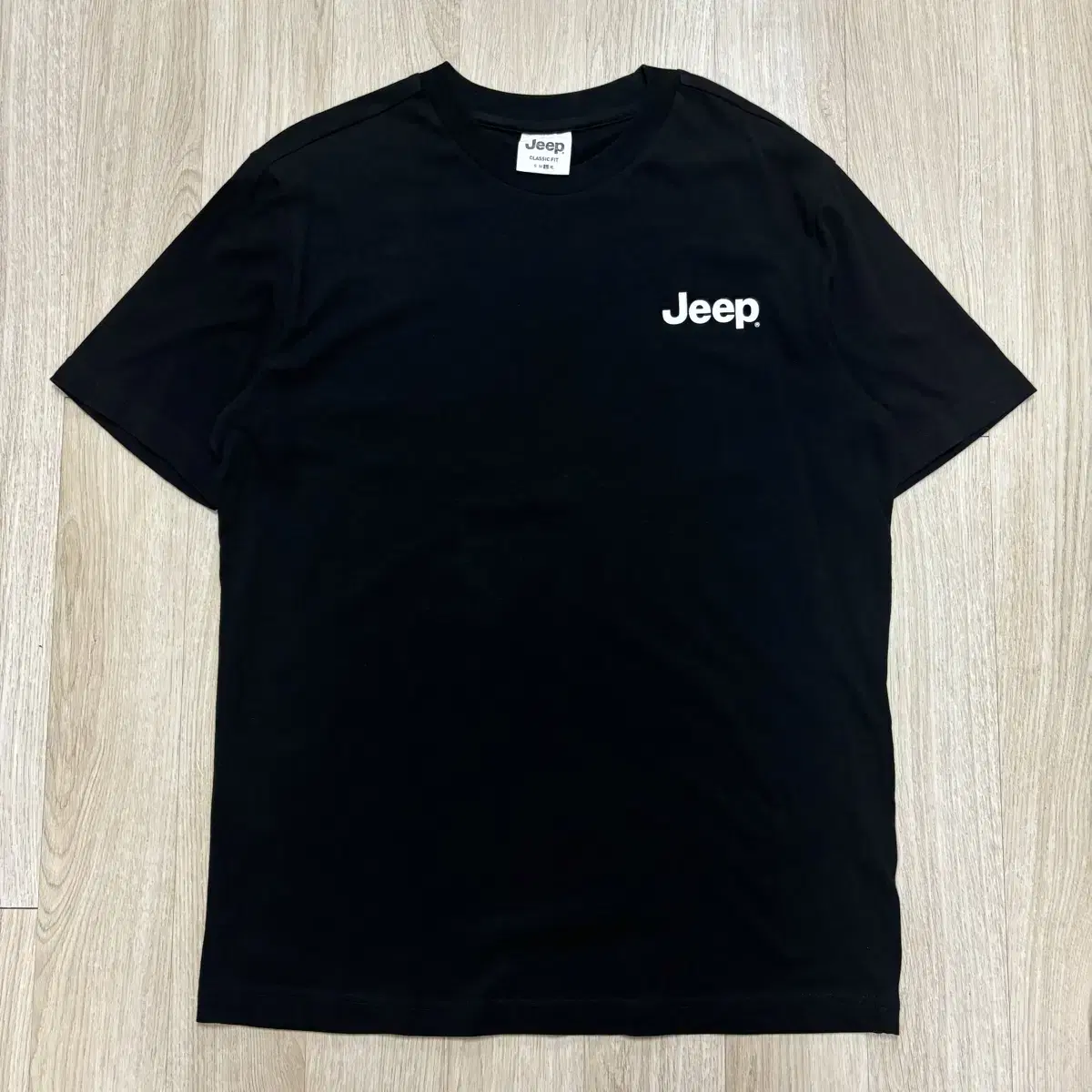 Jeep 기본핏 블랙 반팔티