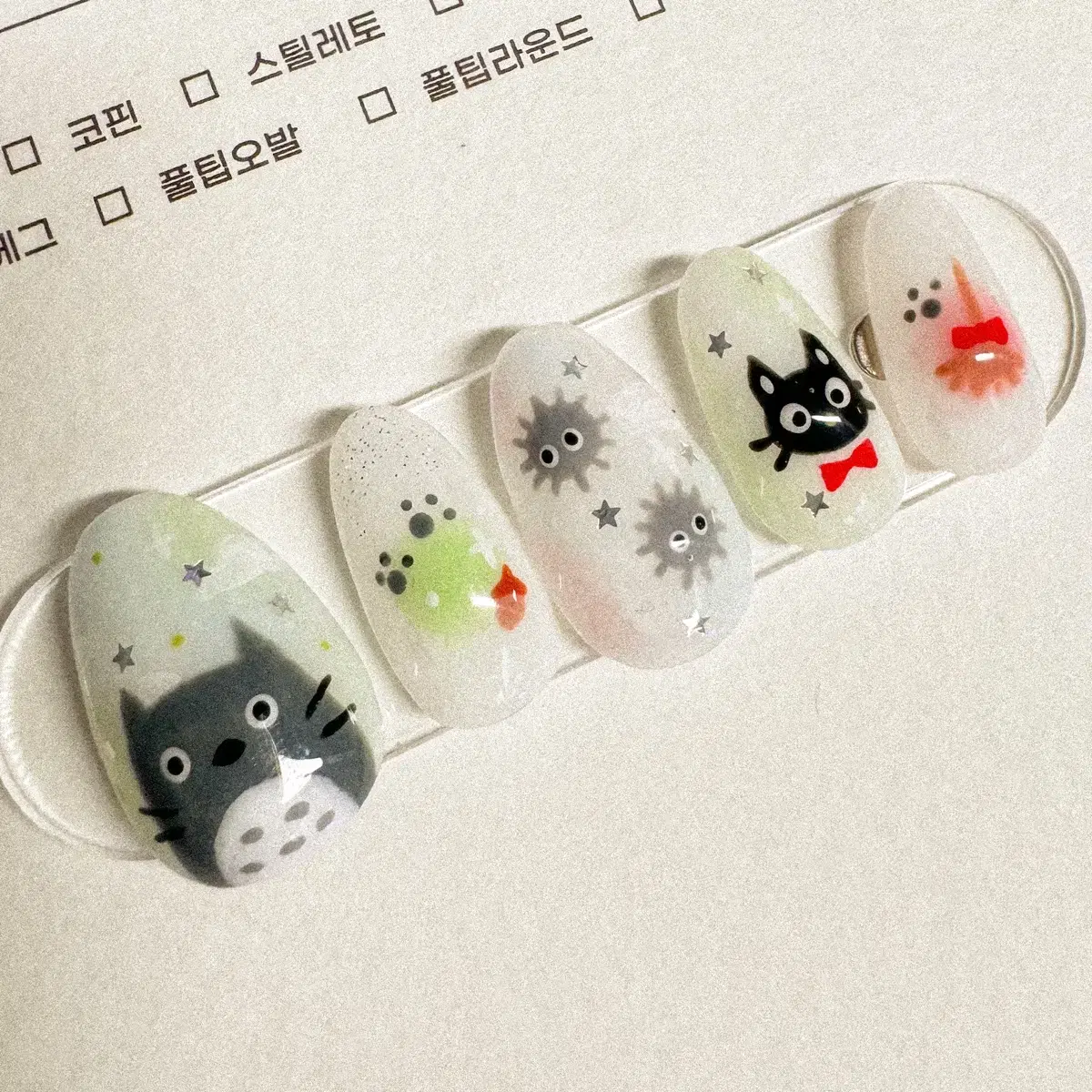 Totoro's homemade nail tip