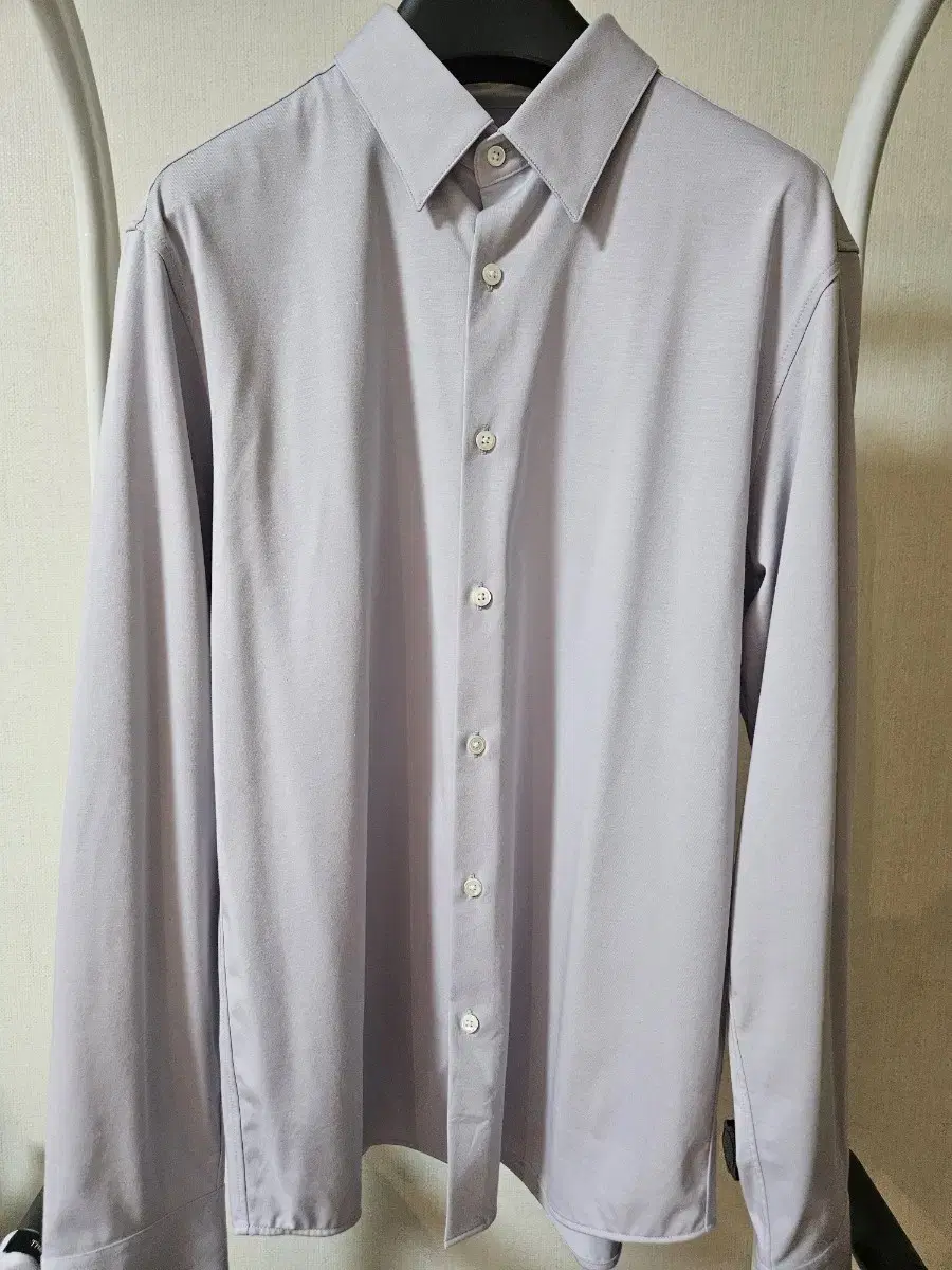 띠어리 knit Irving shirt L