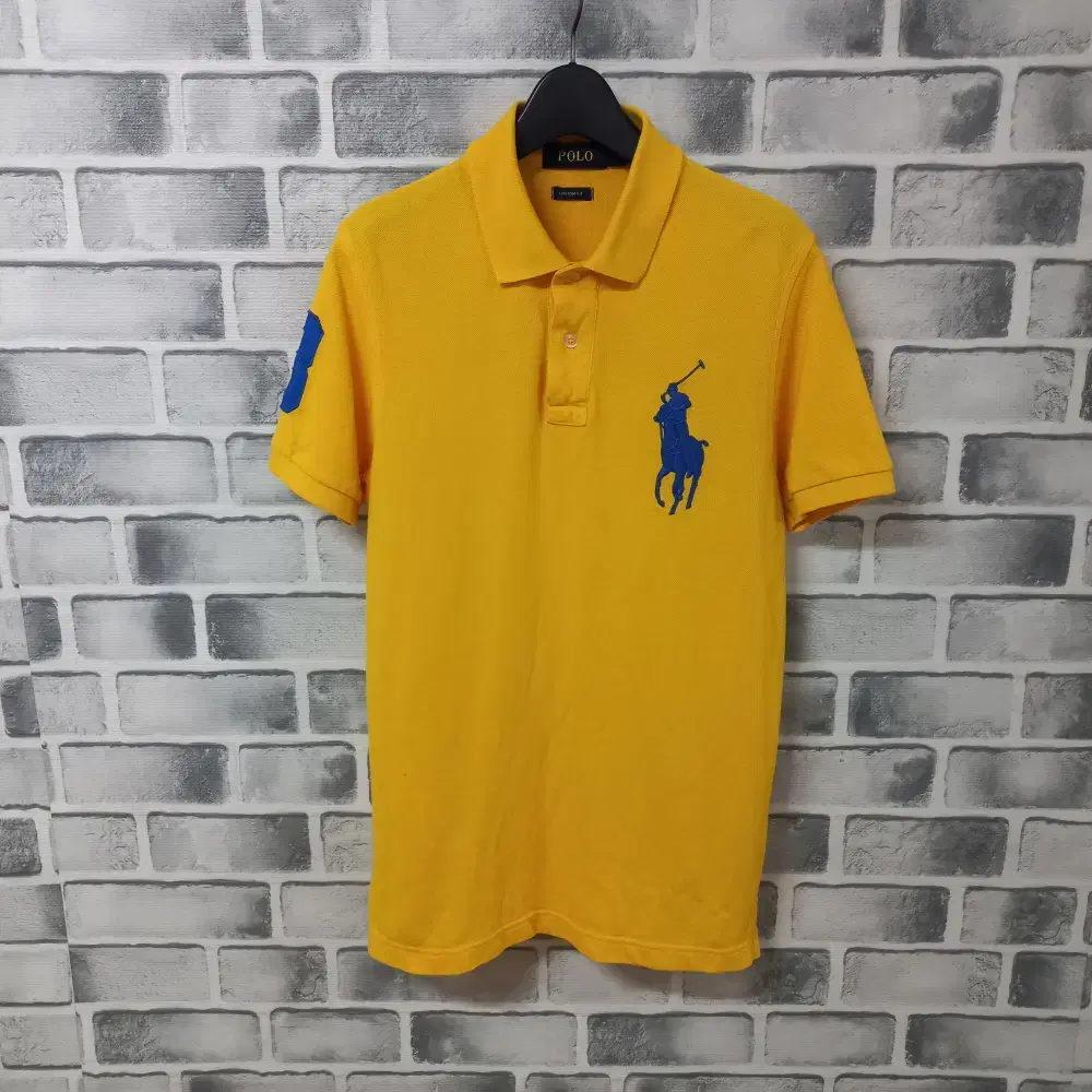 7-8/Polo yellow vahn short-sleeved kara tee men's S