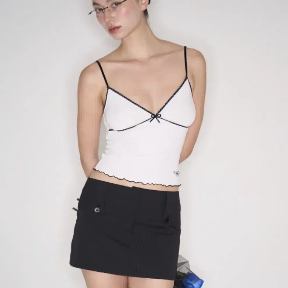 플노팔) Danielle Ribbon Sleeveless 다니엘 탑