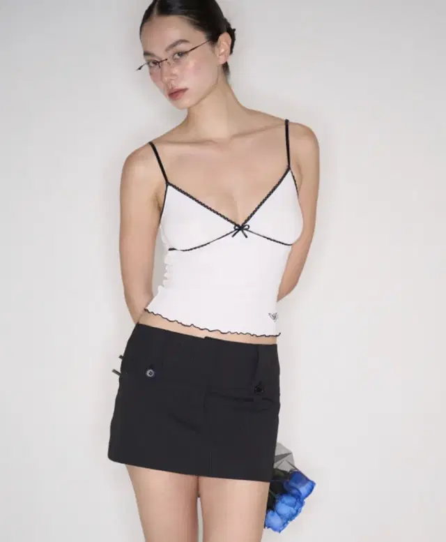 플노팔) Danielle Ribbon Sleeveless 다니엘 탑