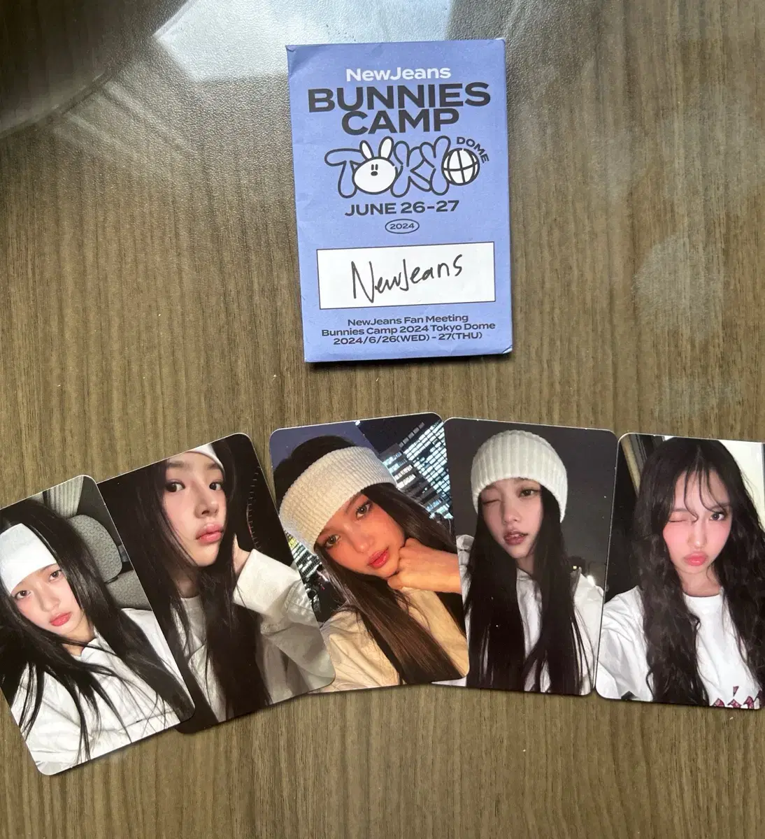 (NEW) new jeans Tokyo Dome Bunnies Camp Premium photocard Set