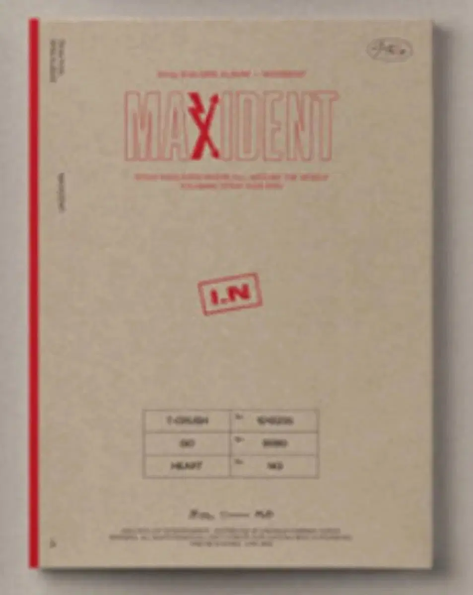 Mexident i.n Mini album with photocard WTS