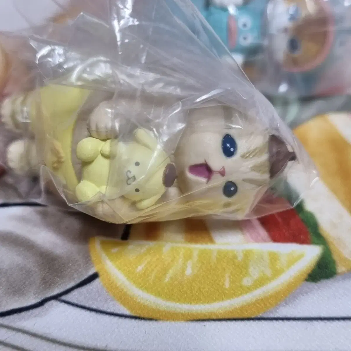 Sanrio Morphsand Mohusando Mohusand Pompompurin Gacha Figures