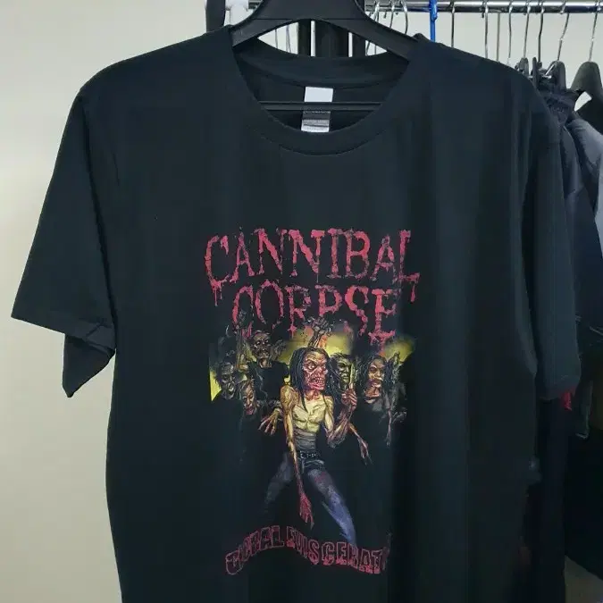 새상품)Cannibal Corpse(캐니벌콥스)반팔티셔츠 코튼100