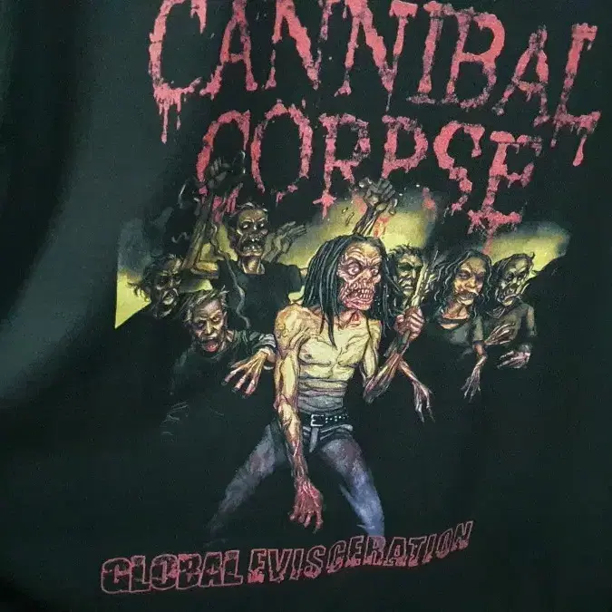 새상품)Cannibal Corpse(캐니벌콥스)반팔티셔츠 코튼100