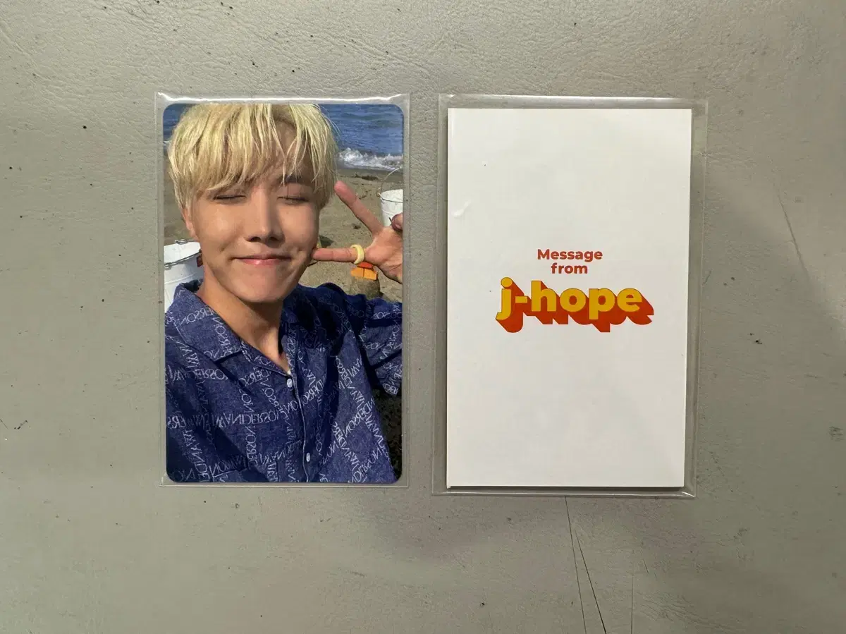 Bangtan Butter Charm photocard Message Card