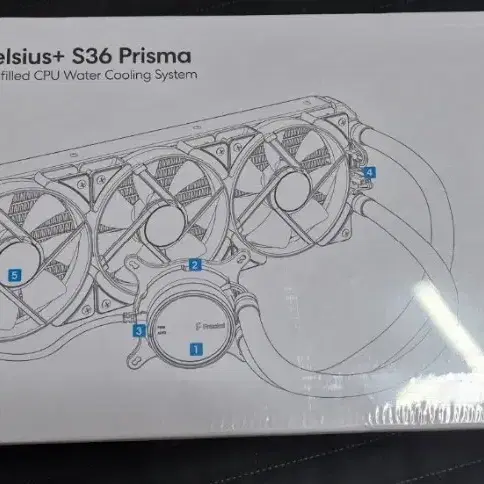 컴퓨터) 프랙탈 디자인 셀시우스+ S36 CPU액수냉기
