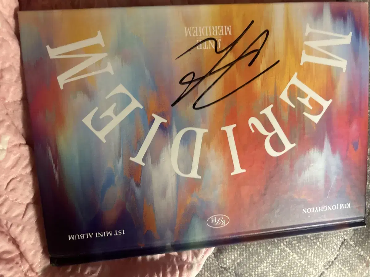 Kim Jonghyun The New Six ATBO signed album for sale