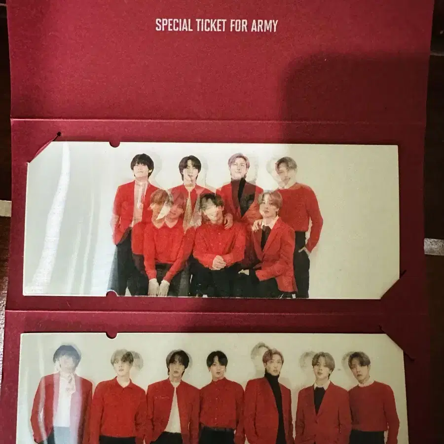 방탄 맵솔 카드티켓 bts mots card tickets