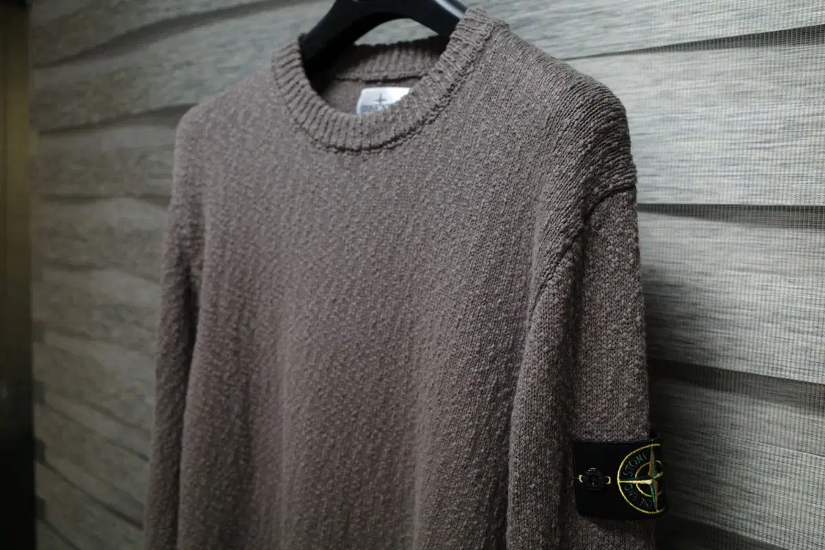 Stone Island cotton, linen blend knit