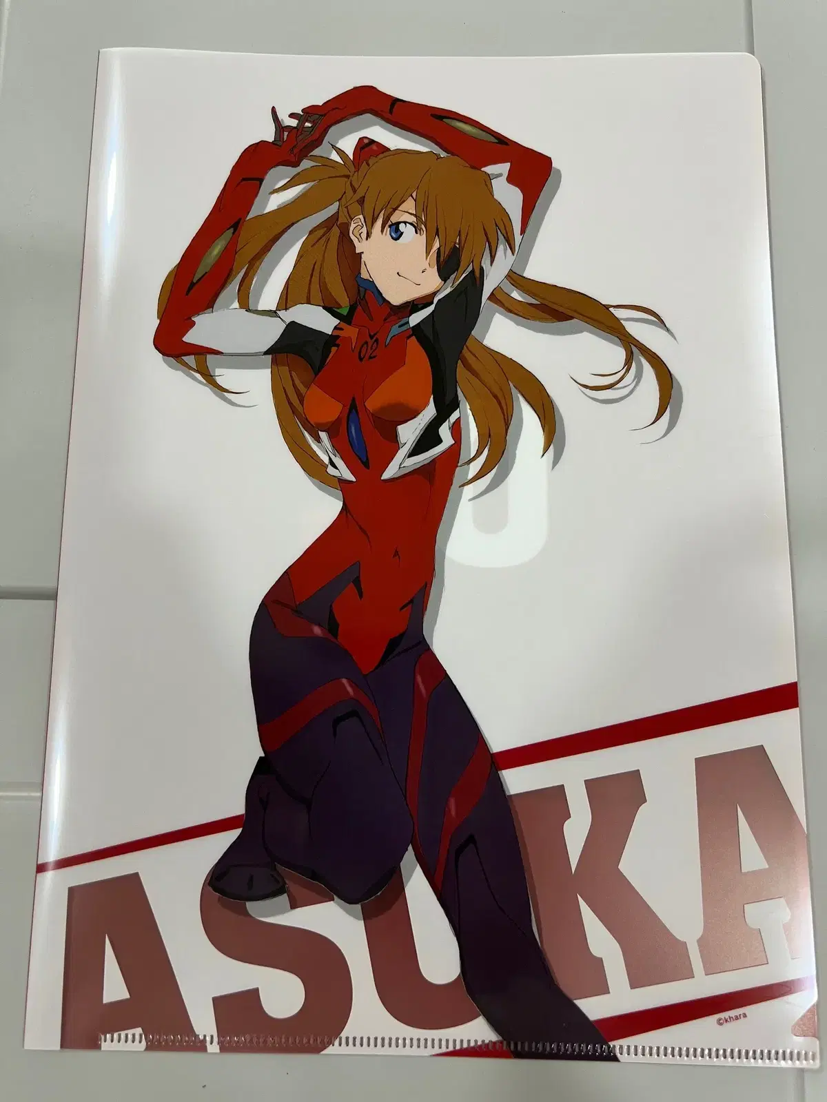 Evangelion Asuka Clearfile (Unused)