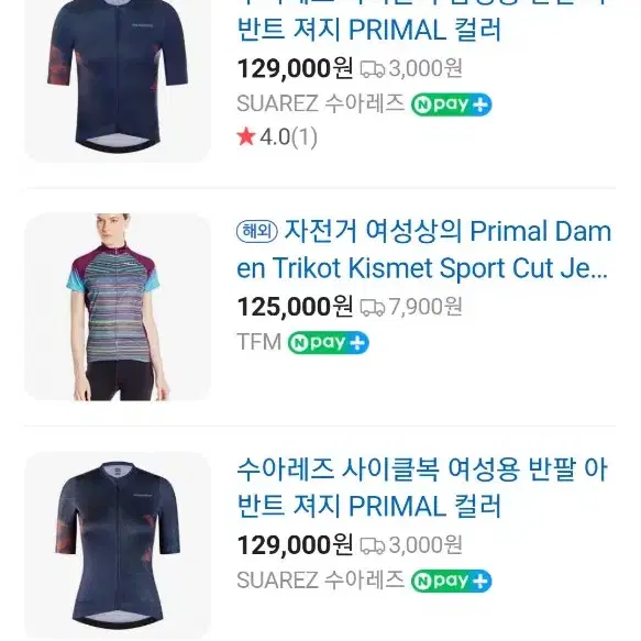 PRIMAL(프라이멀) 반팔 자전거져지(미국수입) XL 105호