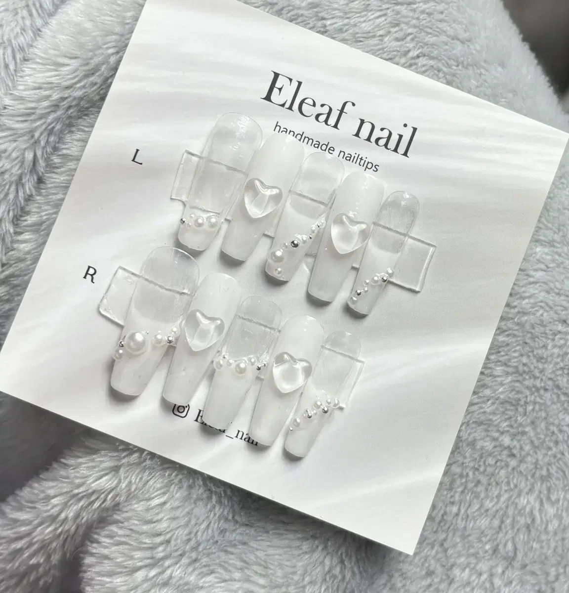 [Half-priced Delivery] Handmade Nail Tips with Uncorrected Jin