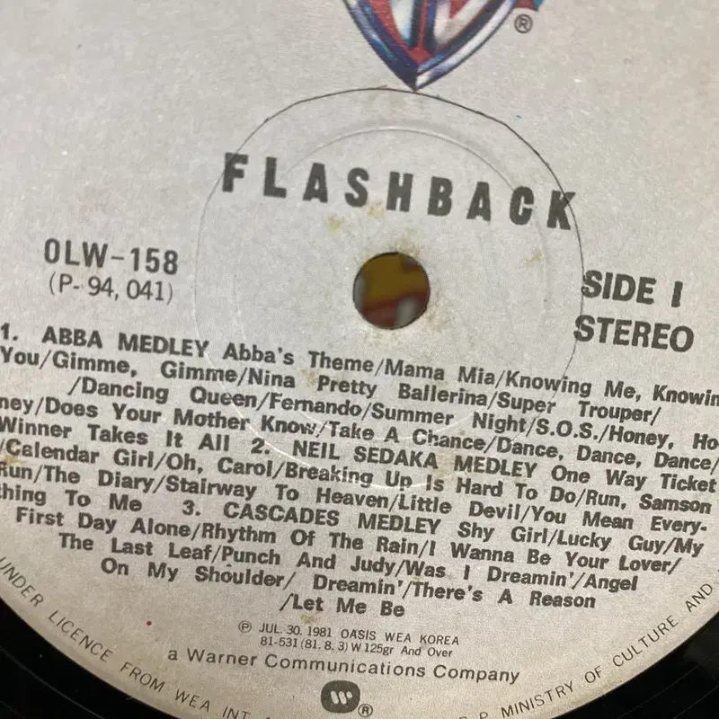 FLASHBACK  LP / AA2591