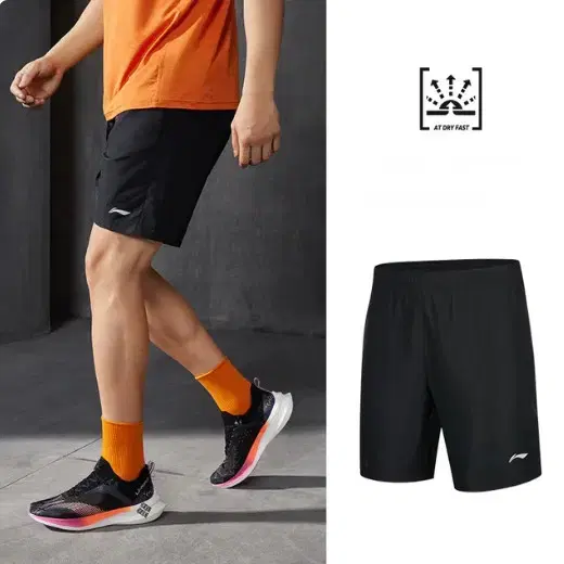 LI-NING,리닝,라이닝,남성 트레이닝반바지,새제품,2XL(33-34인