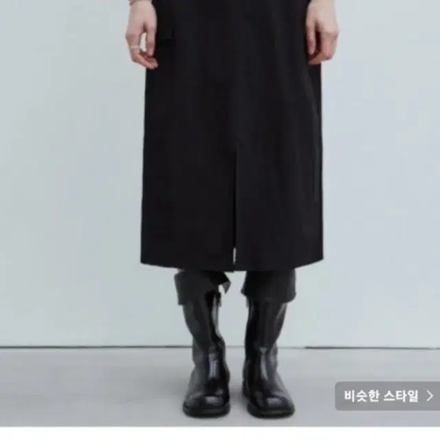 닉앤니콜 스커트 NICOLE CARGO SLIT SKIRT_BLACK