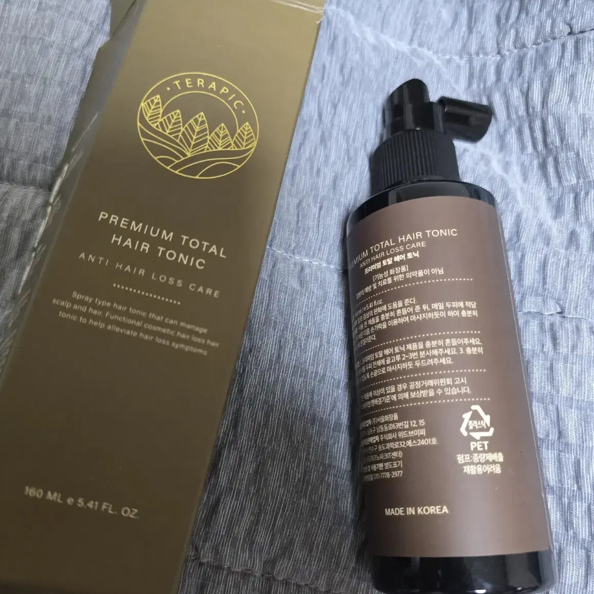 테라픽 프리미엄 토탈 헤어토닉 160ml