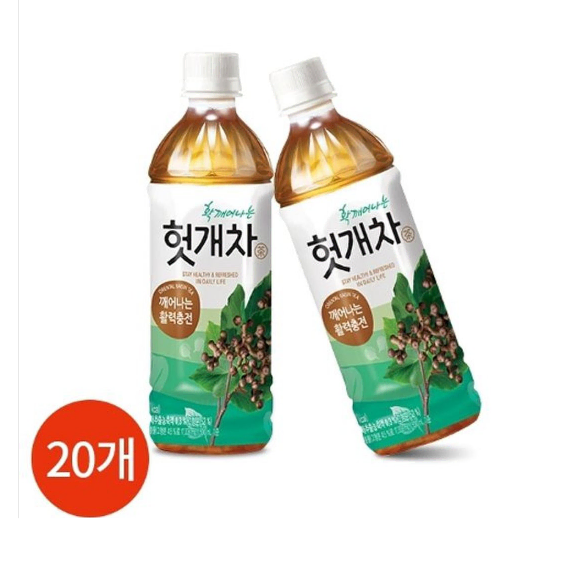 무료배송-웅진 헛개차 500ml 20개