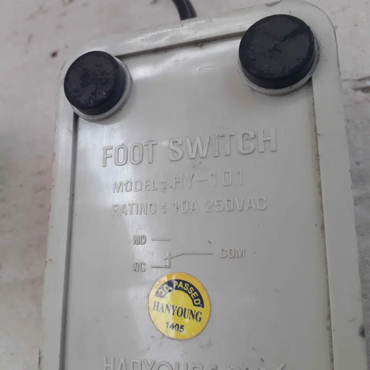 FOOT SWITCH HY-101 발판스위치 자520