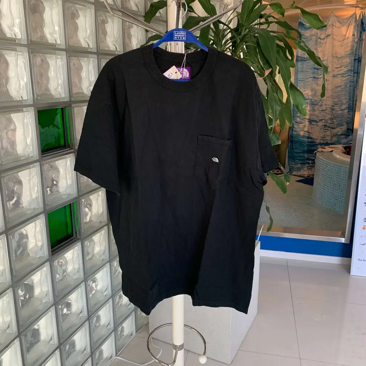 the north face purple label pocket tee