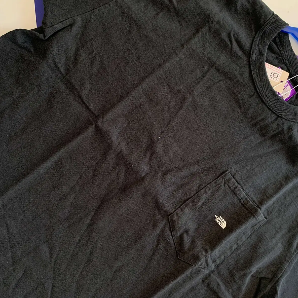 the north face purple label pocket tee