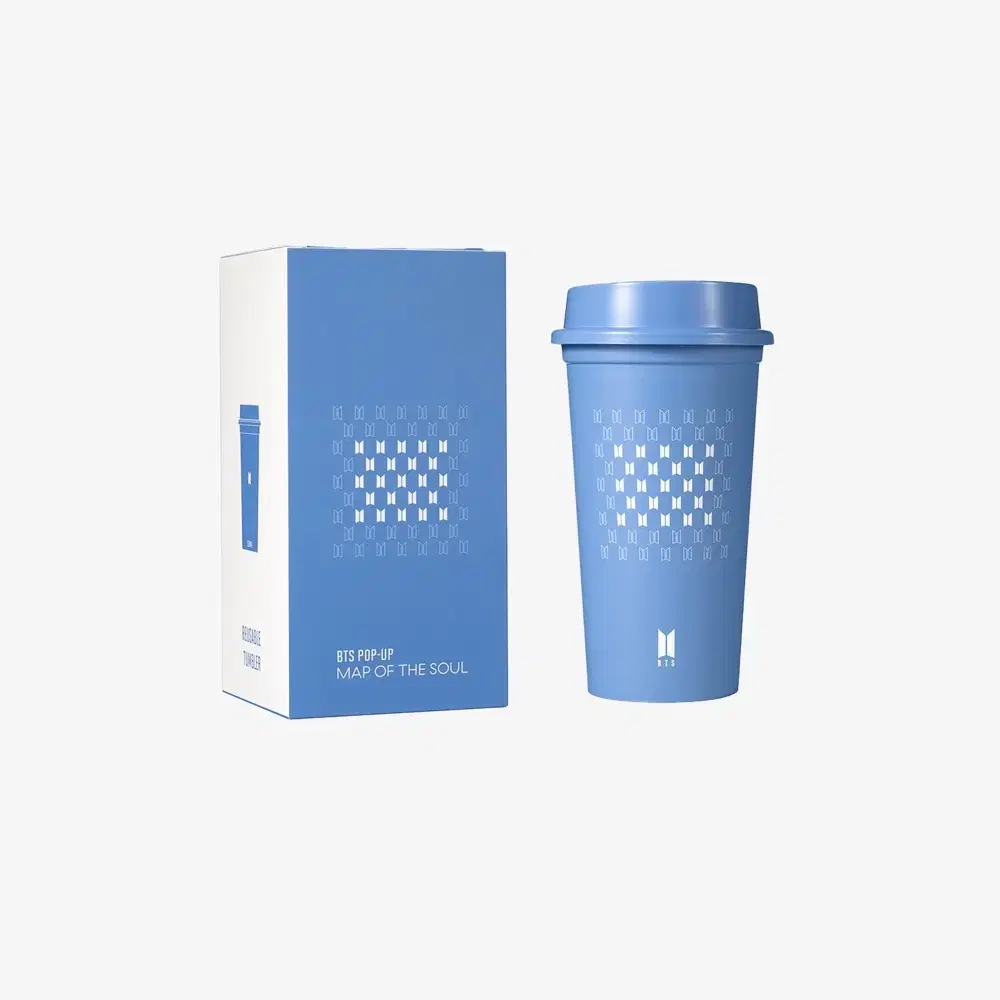 방탄 bts 팝업 Tumbler Signature Blue 리유저블 컵