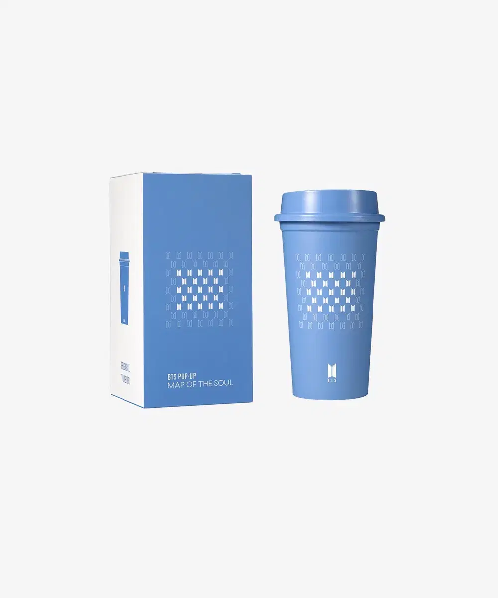 Bangtan BTS pop up Tumbler Signature Blue Reusable Cup