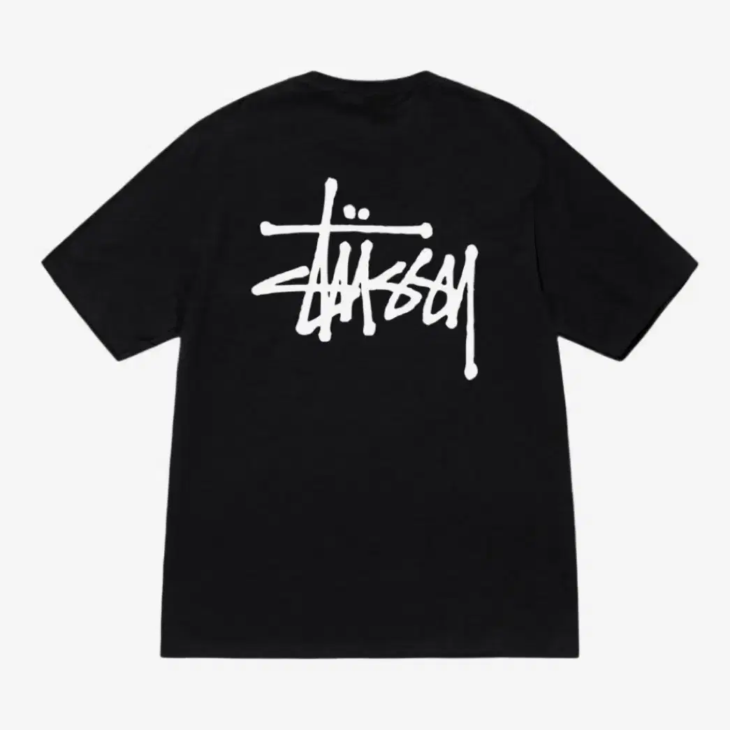 스투시(Stussy) 베이직 티 블랙 M사이즈