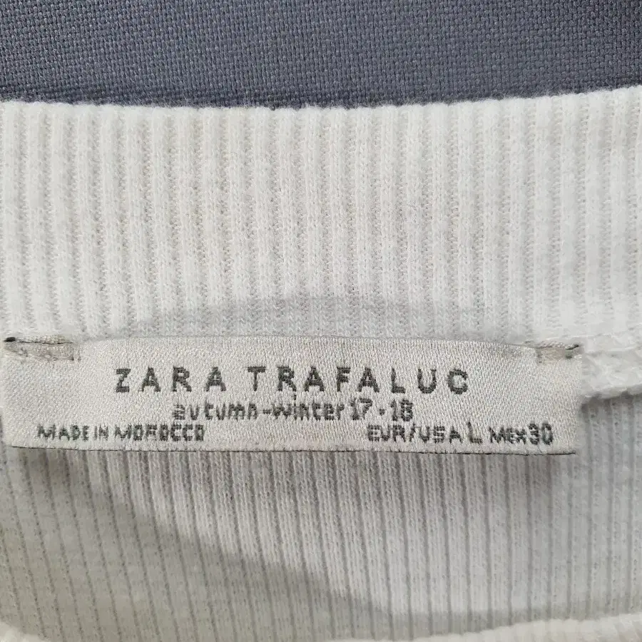 ZARA 자라 여성 반팔 티셔츠 화이트 (S)