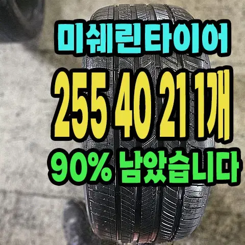 미쉐린타이어 투어A/S 255 40 21 1개 신품급.2554021.