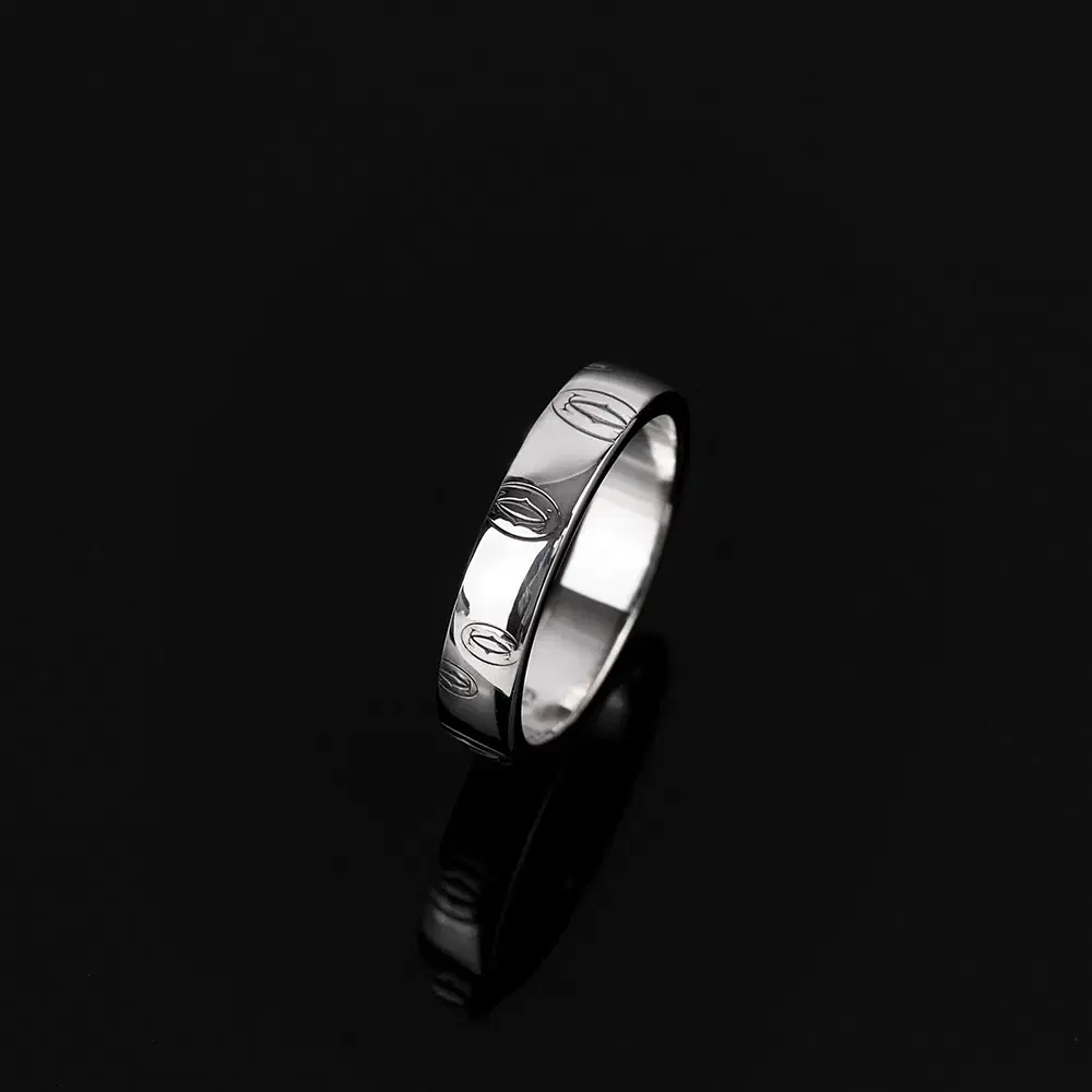 (Genuine) Cartier Happy Birthday Ring 18K White Gold 49mm