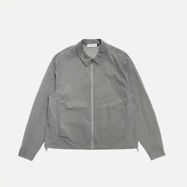 [새상품] 아모멘토 SHEER ZIP UP SHIRTS GREY