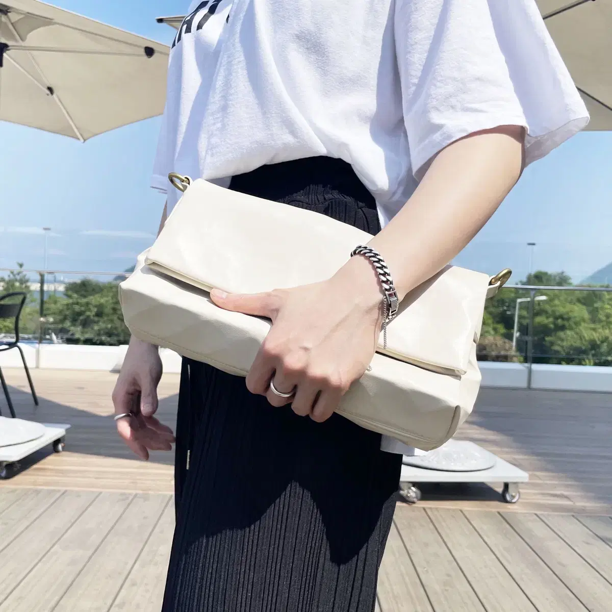 Cross-body tote clutch bag New product