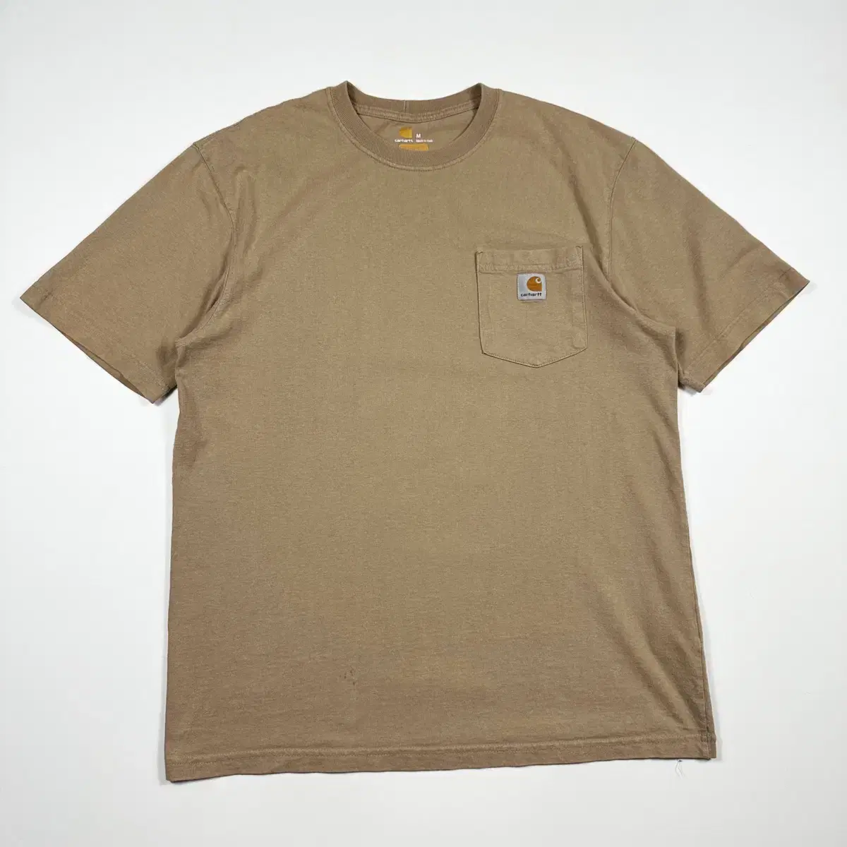 (true to size L) Calhart Original Fit Classic Pocket Vahn Short Sleeve Tee Beige