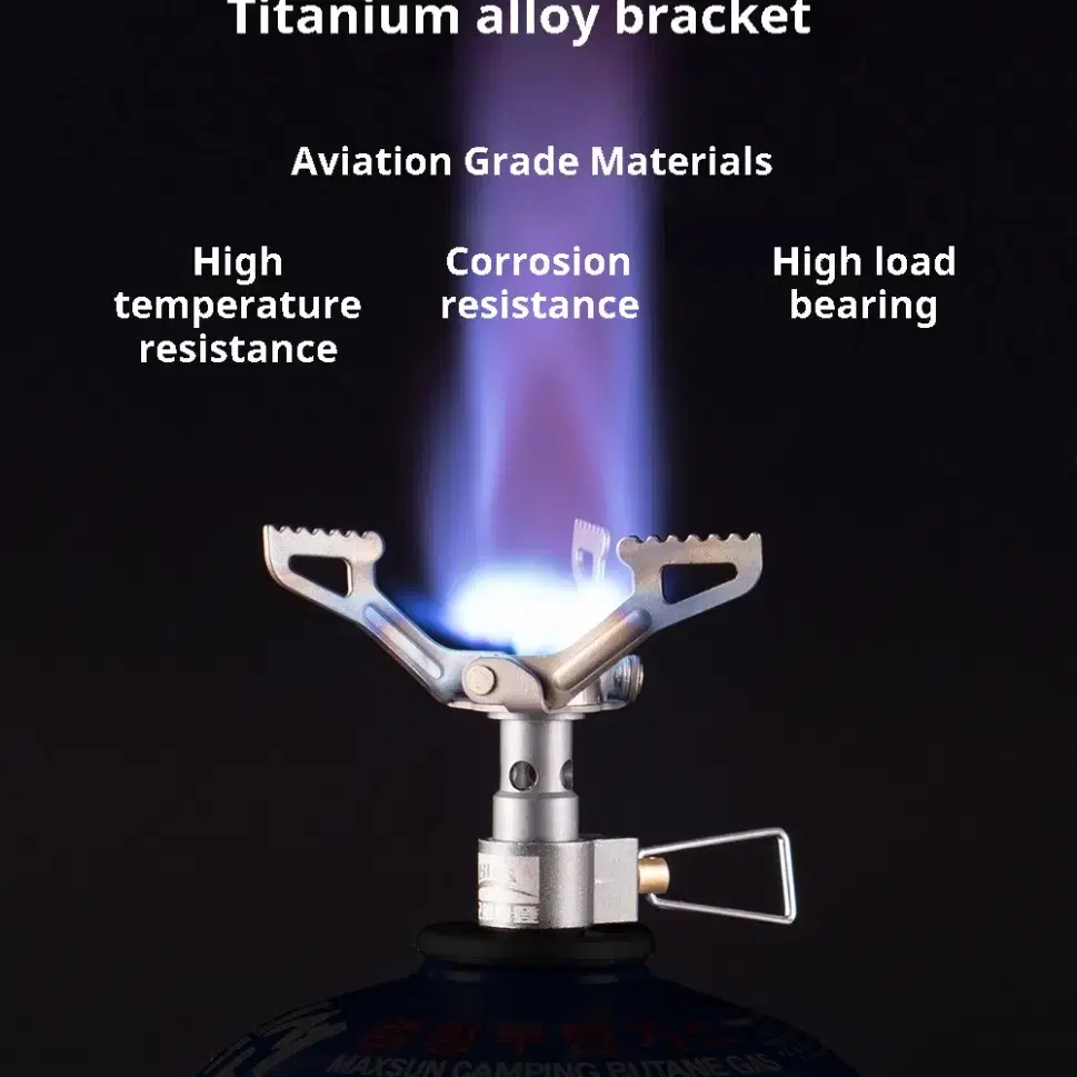 초미니 티타늄 가스 스토브 화로 캠핑 낚시 여행 차박