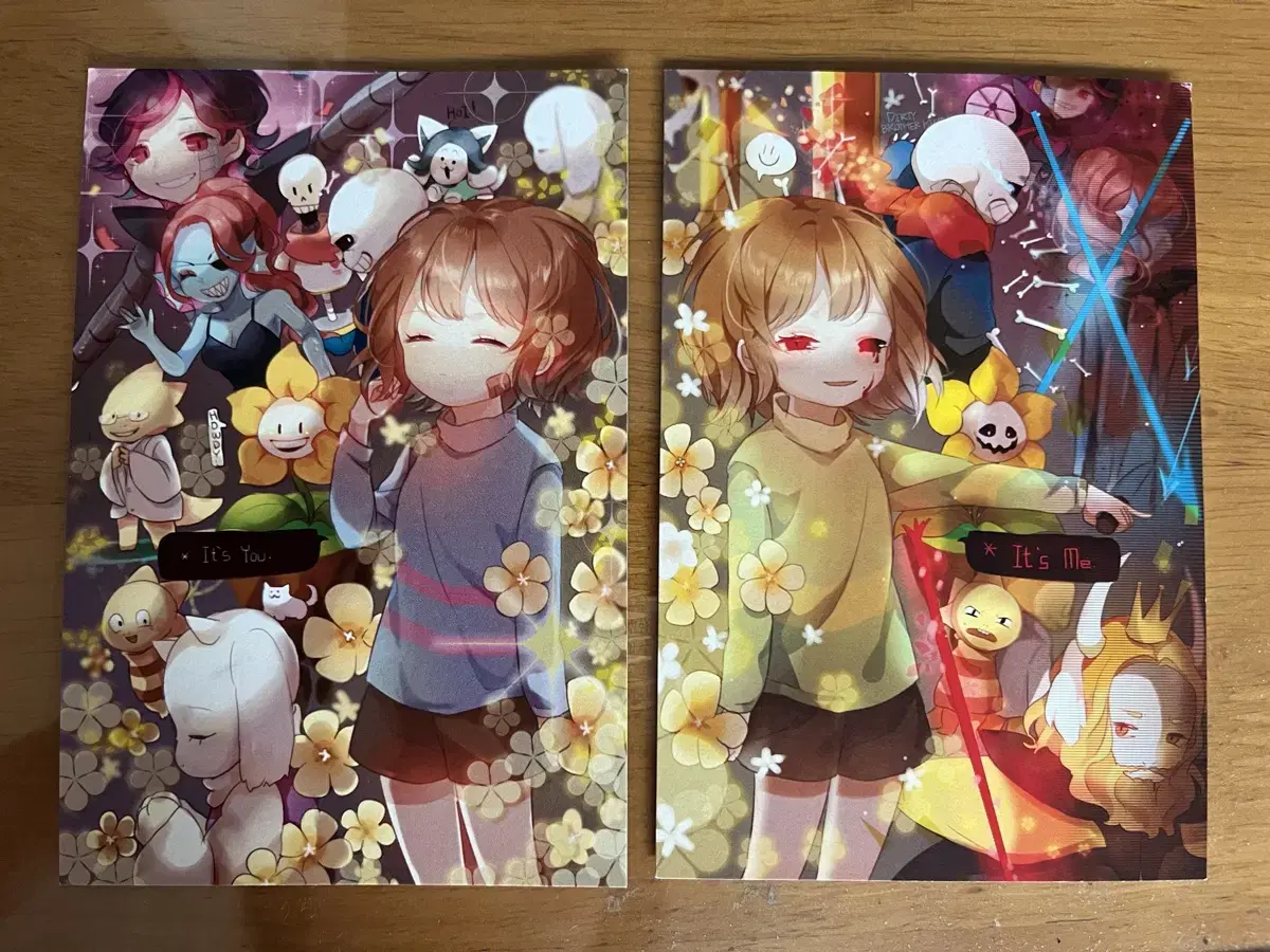 Undertale postcard Sources