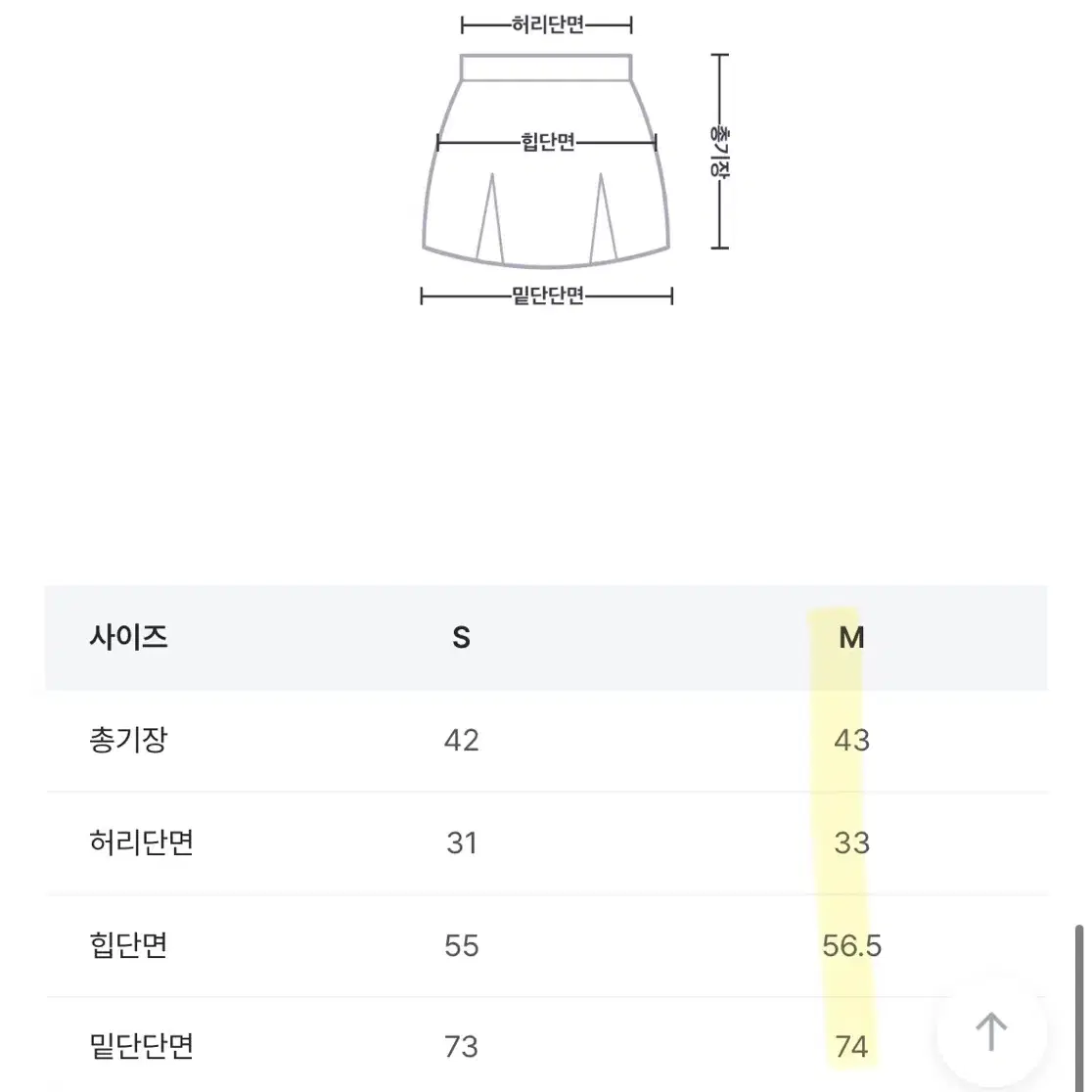 에드모어 플레어 스커트