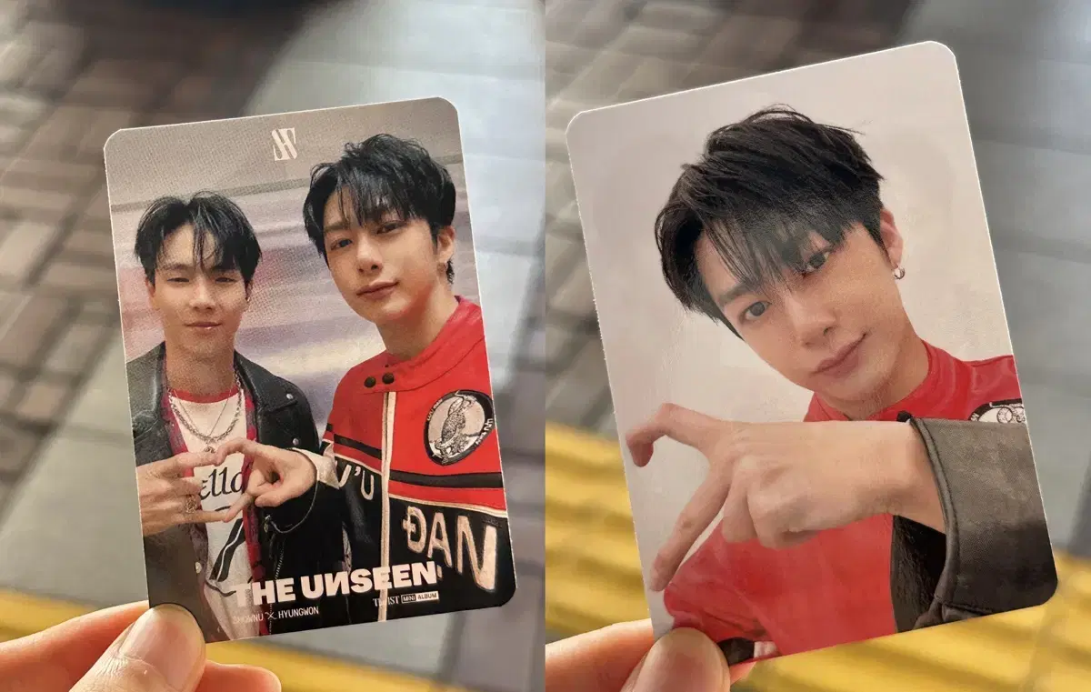 Monsta X Unit shownu hyungwon Double-sided broadcast Photocard