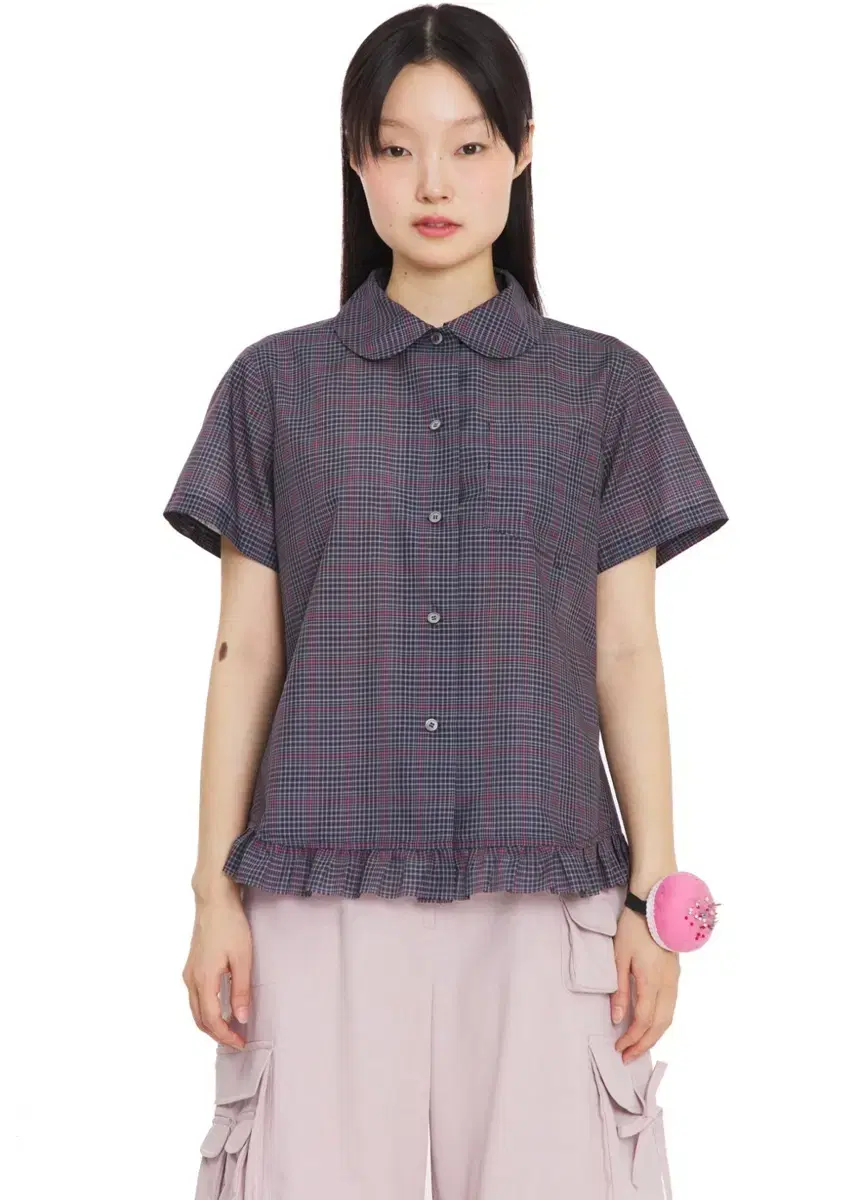 복복 bocbok check check mommy shirt