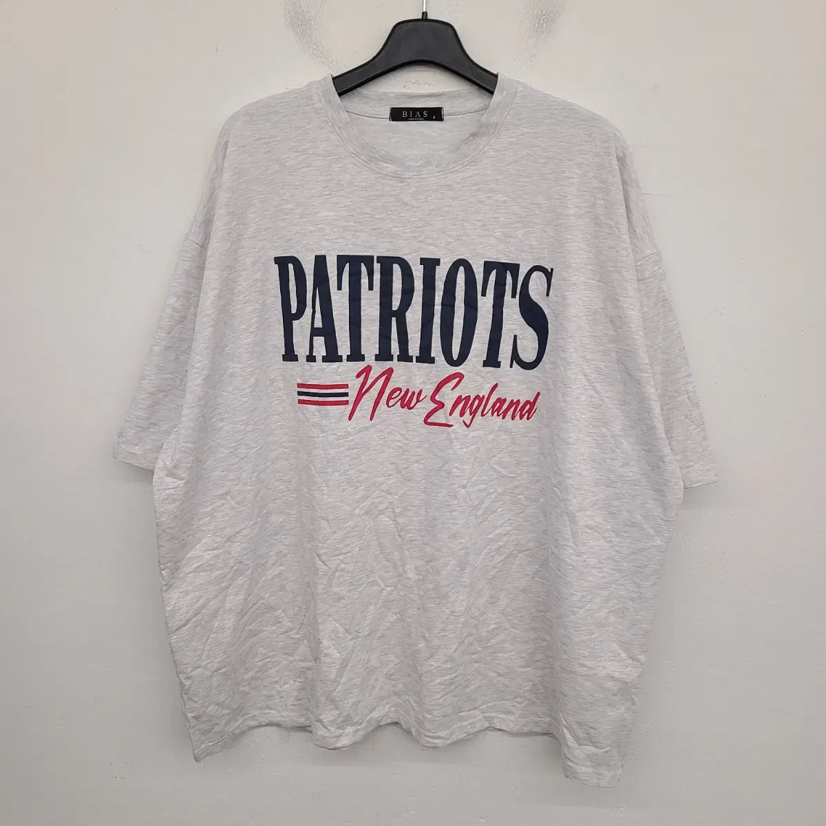 [120/4XL] 바이모노 PATRIOTS 프린팅 반팔티